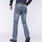 MEN'S WASH SLIM BOOT CUT JEANS