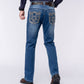 MEN'S WASH SLIM BOOT CUT JEANS